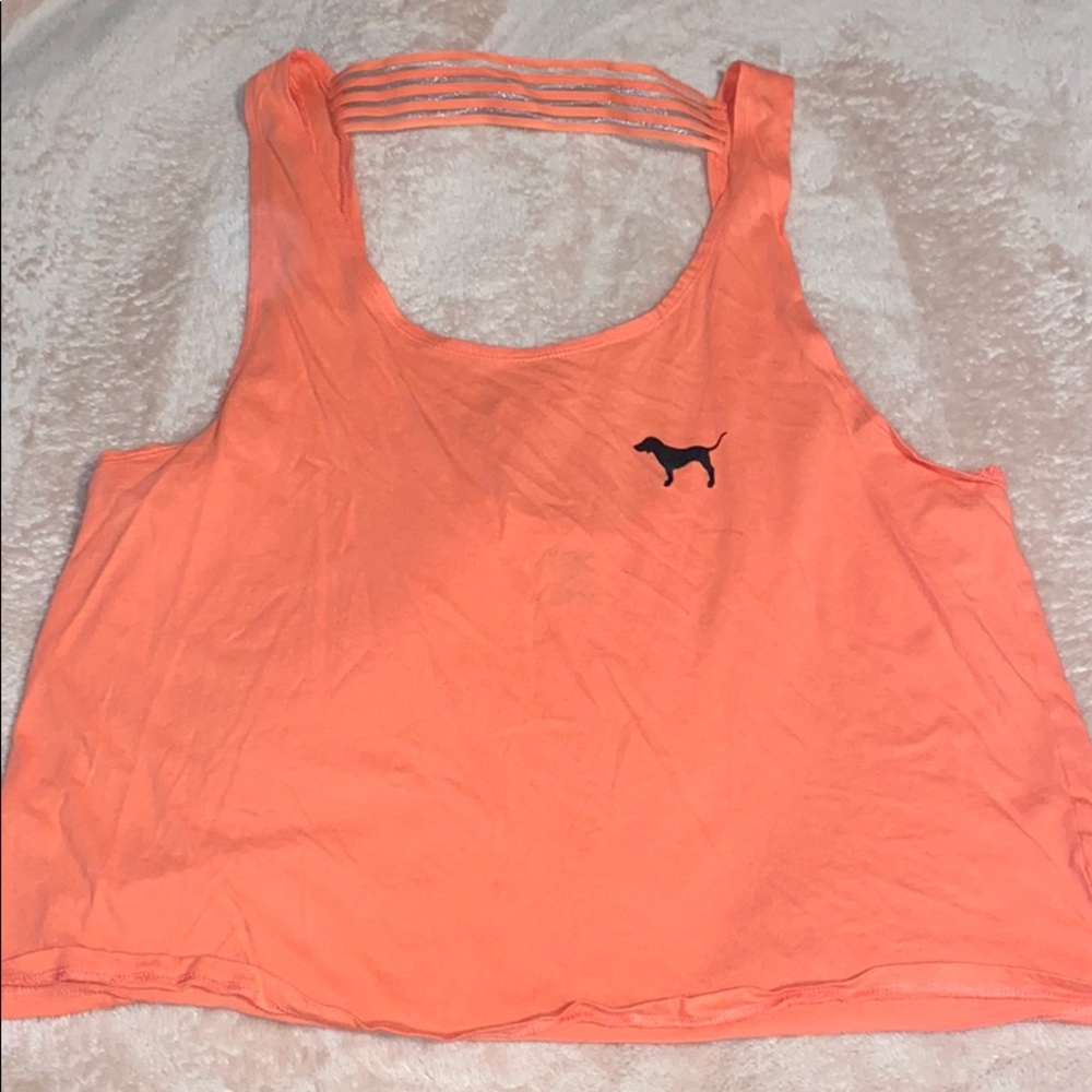 Love Pink cropped tank